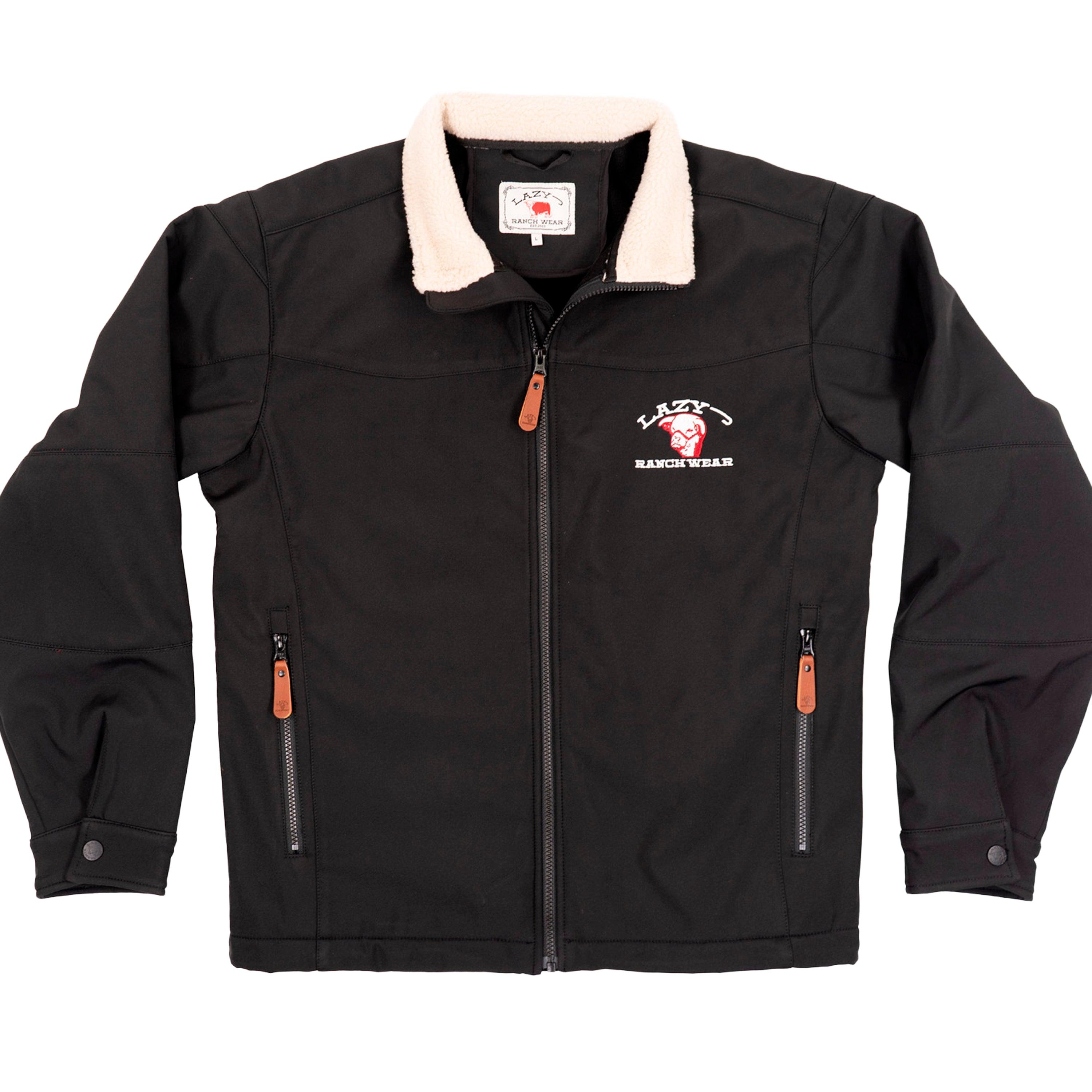 Lazy J Ranch Men's Bonded Jacket - Black – Lazy J Ranch Wear