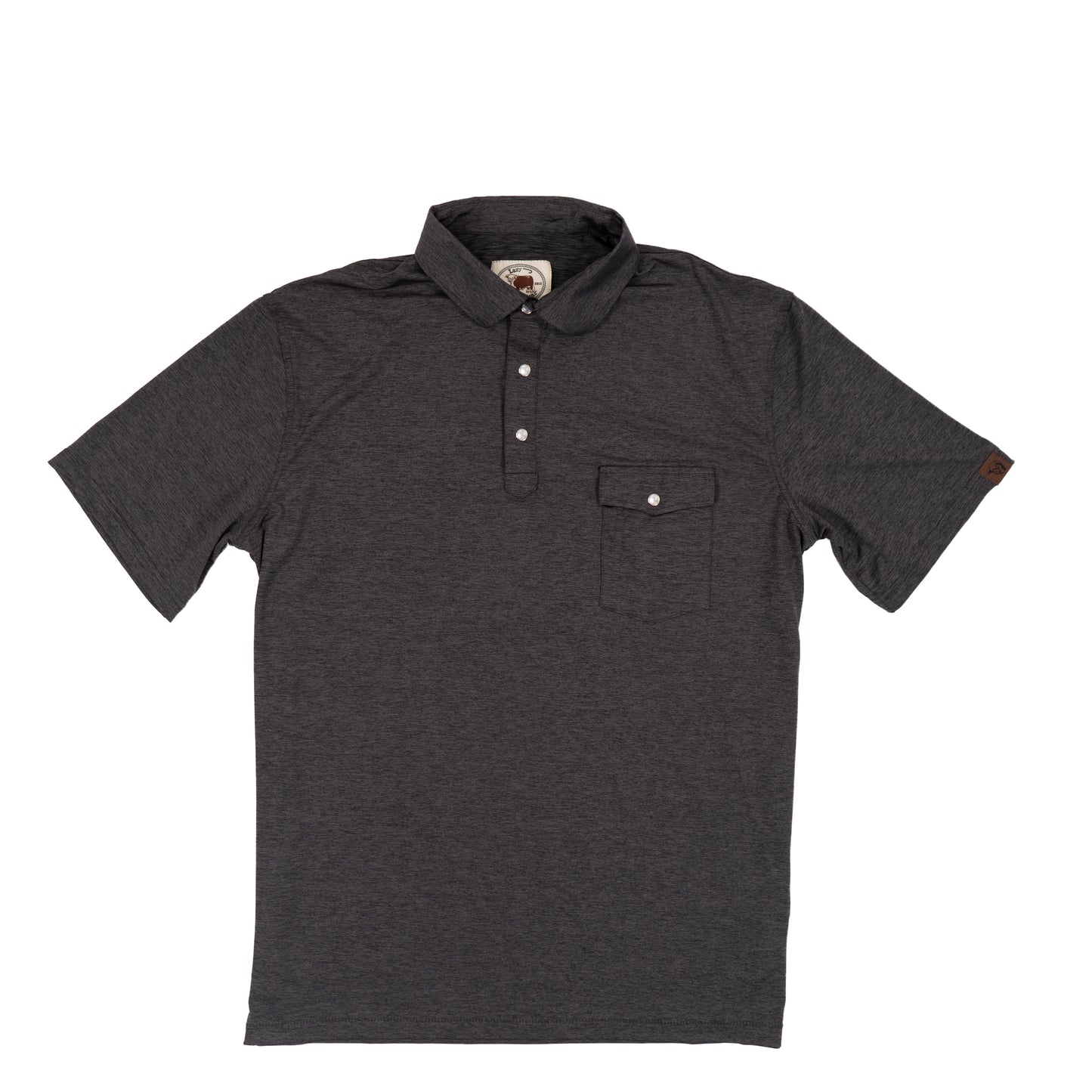 Lazy J Ranch Men's Classic Solid Performance Polo Shirt-