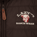 Lazy J Ranch Men's Lightweight Relaxed Fit Vest - Brown-