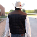 Lazy J Ranch Men's Lightweight Relaxed Fit Vest - Brown-