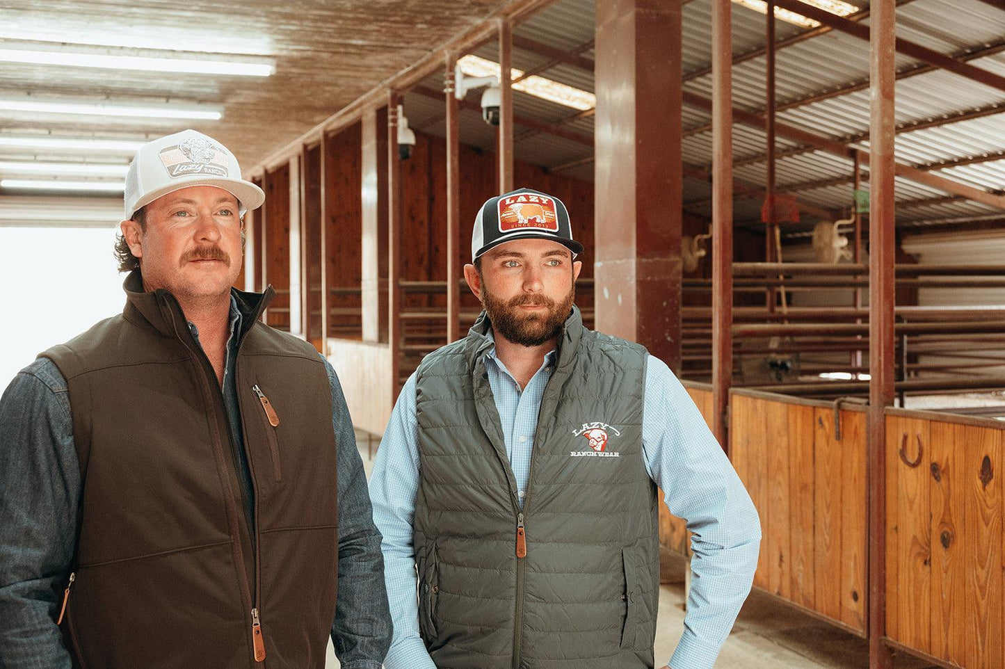 Lazy J Ranch Men's Lightweight Relaxed Fit Vest - Green-