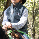 Lazy J Ranch Men's Lightweight Relaxed Fit Vest - Slate Blue-