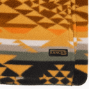 Lazy J Ranch Men's Mustard Aztec Print Quarter Zip Fleece Pullover-