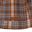 Lazy J Ranch Men's Plaid Trucker Jacket - Rust-