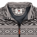Lazy J Ranch Men's Print Bonded Jacket - Grey-
