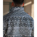 Lazy J Ranch Men's Print Bonded Jacket - Grey-