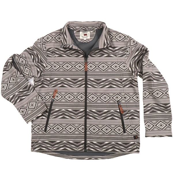 Lazy J Ranch Men's Print Bonded Jacket - Grey – Lazy J Ranch Wear
