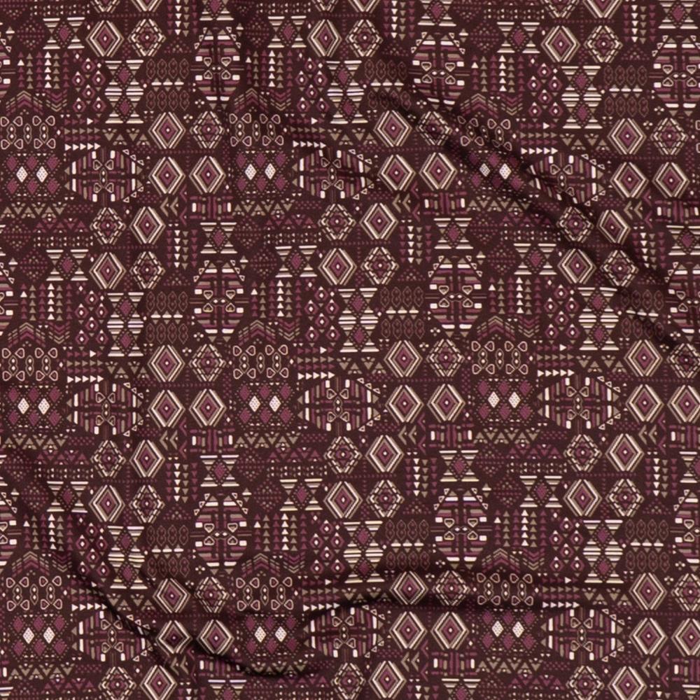 Lazy J Ranch Men's Print Performance Polo Shirt - Maroon-Polo-Lazy J Ranch Wear