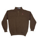 Lazy J Brown Quarter Zip Pullover