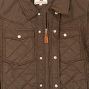 Lazy J Ranch Men's Quilted Poly Fill Jacket - Chocolate-