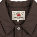 Lazy J Ranch Men's Quilted Poly Fill Jacket - Chocolate-