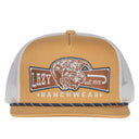 Lazy J Ranch Mustard & White Diamond Banner Classic Rope Trucker Hat-
