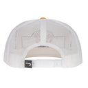 Lazy J Ranch Mustard & White Diamond Banner Classic Rope Trucker Hat-