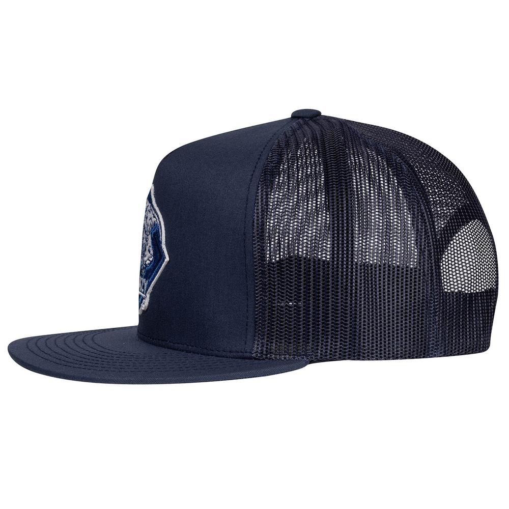 
                  
                    Lazy J Ranch Navy Blue Diamond Hereford Classic Five Panel Trucker Hat-Lazy J Ranch Wear
                  
                