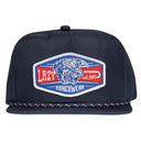 Lazy J Ranch Navy Diamond Ranch Classic Rope Trucker Hat-