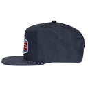 Lazy J Ranch Navy Diamond Ranch Classic Rope Trucker Hat-