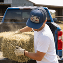 Lazy J Ranch Navy Freedom Classic Five Panel Trucker Hat-