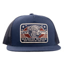 Lazy J Ranch Navy Freedom Classic Five Panel Trucker Hat-