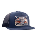 Lazy J Ranch Navy Freedom Classic Five Panel Trucker Hat-