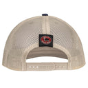 Lazy J Ranch Navy & Tan Serape Sunrise Mid Profile Trucker Hat-