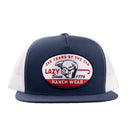 Lazy J Ranch Navy & White 1776 Classic Five Panel Trucker Hat-