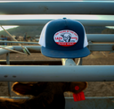 Lazy J Ranch Navy & White 1776 Classic Five Panel Trucker Hat-