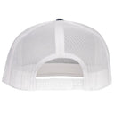 Lazy J Ranch Navy & White Prickly Pear Classic Five Panel Trucker Hat-