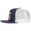 Lazy J Ranch Navy & White Retro Hereford Classic Five Panel Trucker Hat-