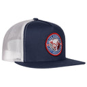 Lazy J Ranch Navy & White Tejas Classic Five Panel Trucker Hat-