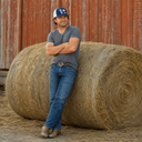 Lazy J Ranch Navy & White Texas Bull Classic Five Panel Trucker Hat-
