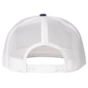 Lazy J Ranch Navy & White Texas Bull Classic Five Panel Trucker Hat-