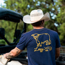 Lazy J Ranch Neon Jughead Short Sleeve T-Shirt - Navy-