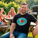 Lazy J Ranch Original Buckle Short Sleeve T-Shirt - Black-