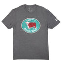Lazy J Ranch Original Buckle Short Sleeve T-Shirt - Grey-
