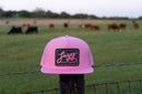 Lazy J Ranch Pink Breakaway Classic Five Panel Trucker Hat-