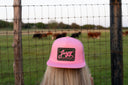 Lazy J Ranch Pink Breakaway Classic Five Panel Trucker Hat-