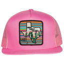 Lazy J Ranch Pink Home Sweet Texas Classic Five Panel Trucker Hat-
