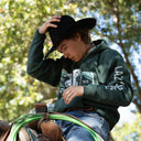 Lazy J Ranch Presidio Pullover Hoodie - Alpine Green-
