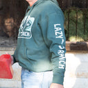 Lazy J Ranch Presidio Pullover Hoodie - Alpine Green-