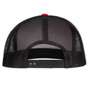 Lazy J Ranch Red & Black Elevation Classic Five Panel Trucker Hat-