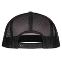 Lazy J Ranch Red & Black Willow Cattle Headquarters Classic Five Panel Trucker Hat-