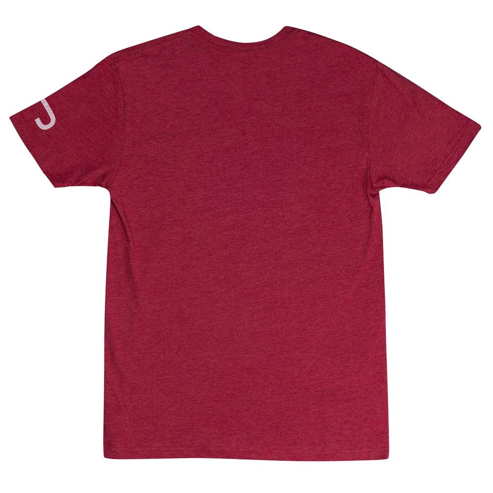 Lazy J Ranch Red Diamond Hereford Short Sleeve T-Shirt - Burgundy-Lazy J Ranch Wear