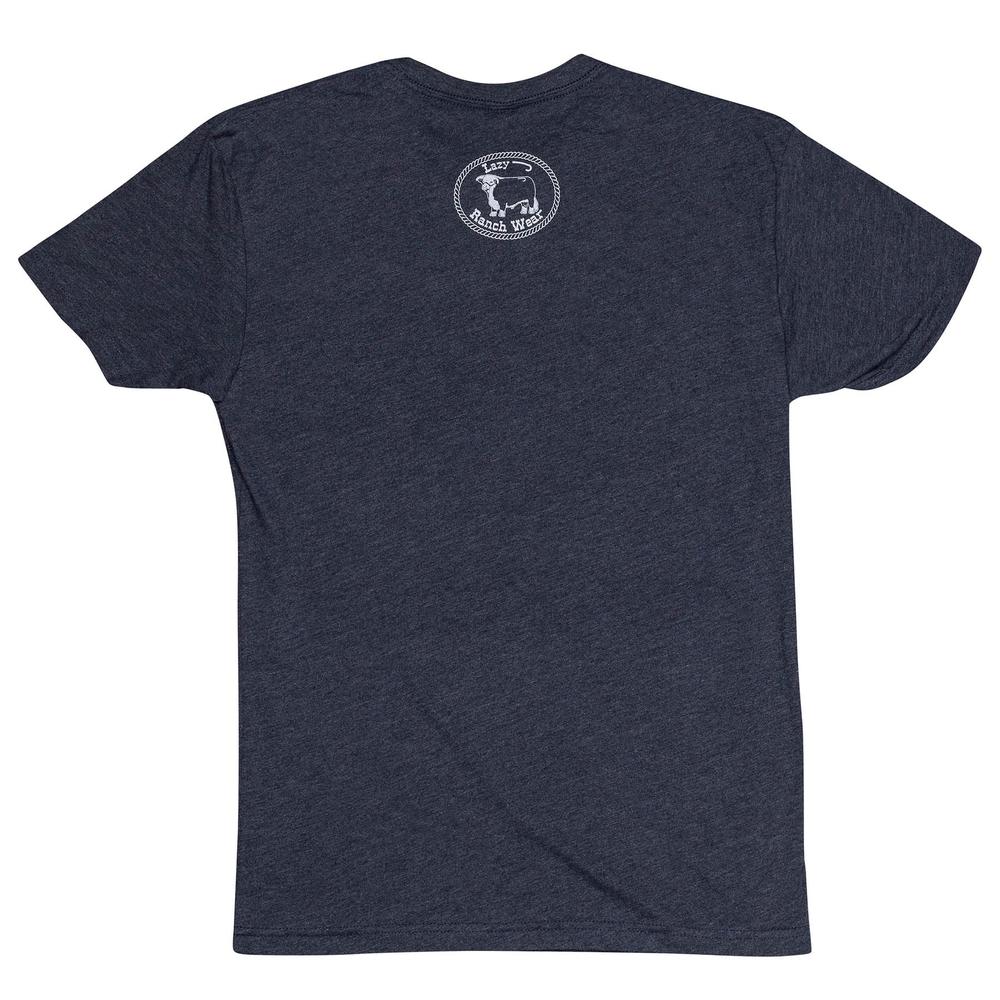 Lazy J Ranch Red Ranch Elevation Short Sleeve T-Shirt - Navy-Lazy J Ranch Wear