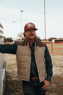 Lazy J Ranch Maroon Redford Classic Rope Trucker Hat-