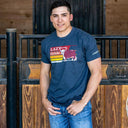 Lazy J Ranch Retro Midnight Short Sleeve T-Shirt - Navy-