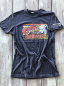 Lazy J Ranch Retro Ranchwear Short Sleeve T-Shirt - Grey-