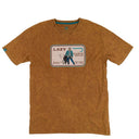 Lazy J Ranch Retro Stockman Mineral Wash Short Sleeve T-Shirt - Coyote Brown-