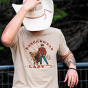 Lazy J Ranch Retro Stockman Short Sleeve T-Shirt - Natural-