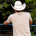Lazy J Ranch Retro Stockman Short Sleeve T-Shirt - Natural-