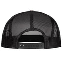 Lazy J Ranch Silver Grey & Black Arrowhead Classic Five Panel Trucker Hat-